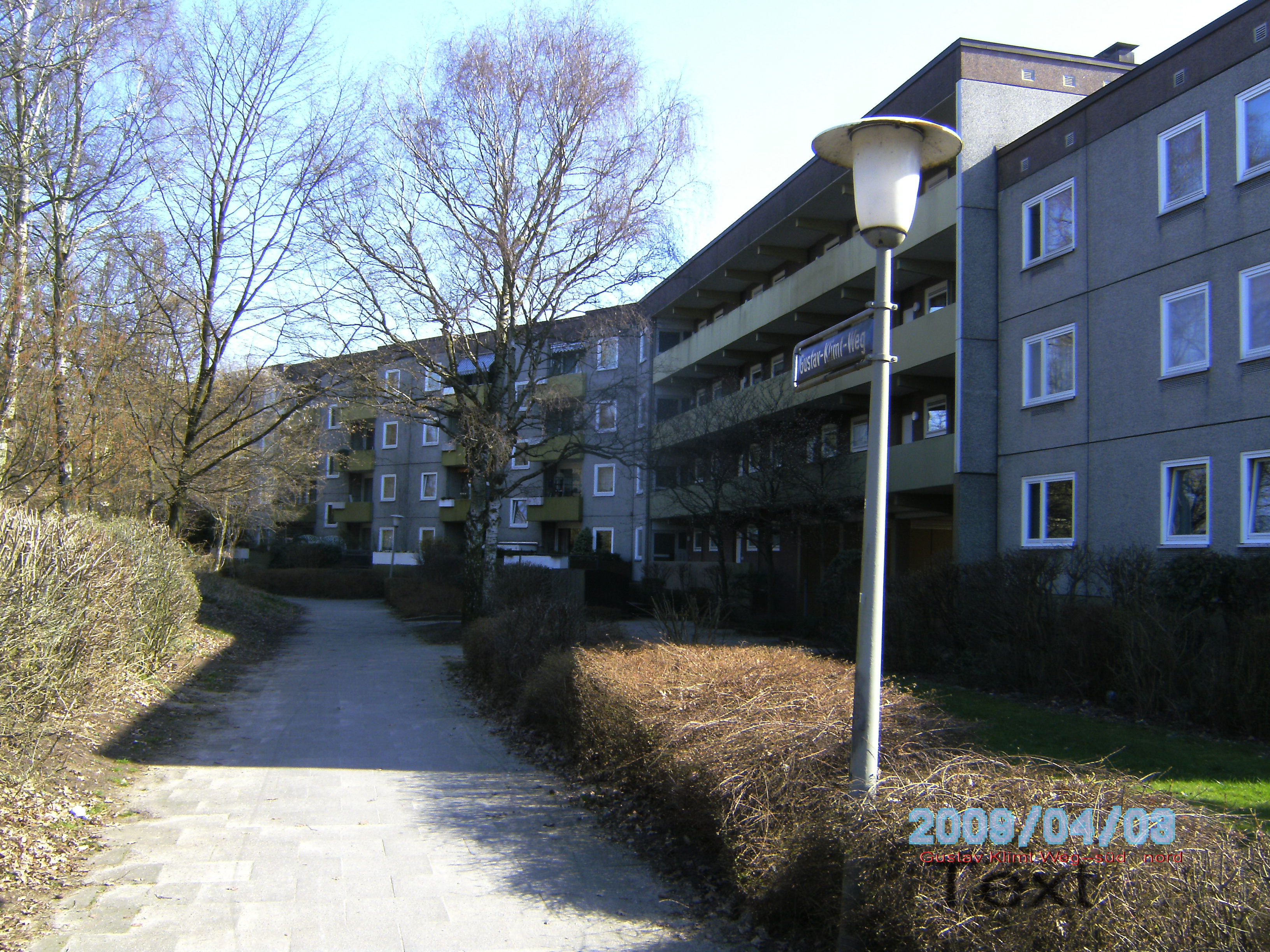 Gustav Klimtweg ecke Steinbeker hauptstr.